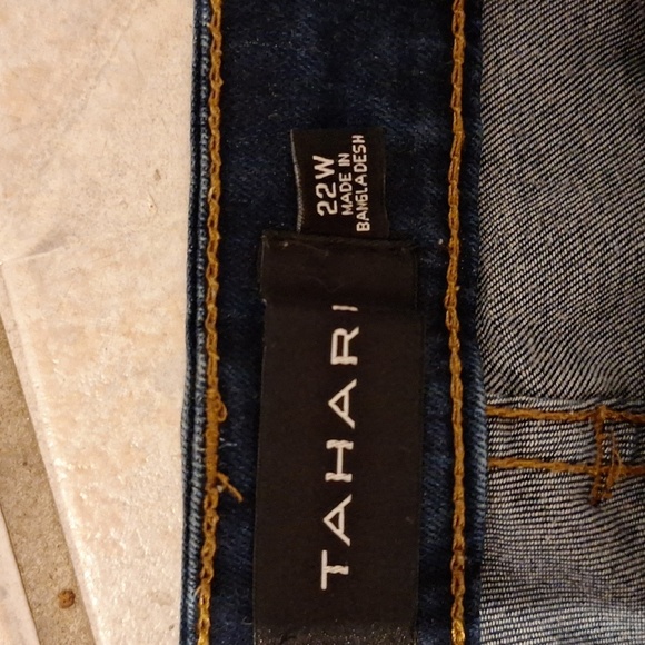 q Women's Blue Jeans Size 22W - Picture 2 of 4